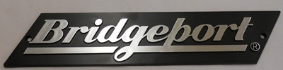 Ram Nameplate (Bridgeport By Hardinge)