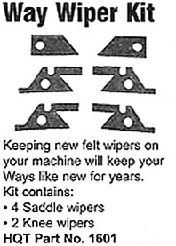 Bridgeport Series 1 Way Wiper Kit
